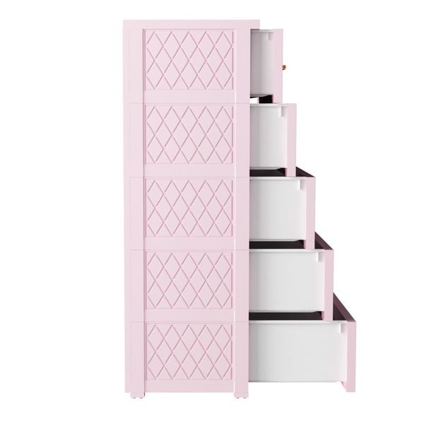 Tủ nhựa DELI MAX 5 tầng - Nội Ngoại Thất Inox Nhựa - Qui Phúc - quiphuc.com