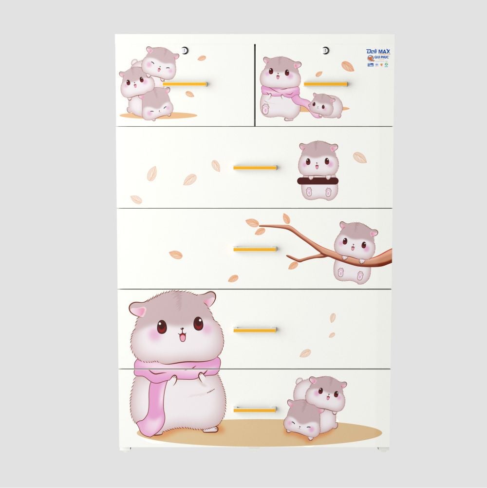  Tủ nhựa DELI MAX 5 tầng 