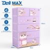 Tủ nhựa DELI MAX 5 tầng - Nội Ngoại Thất Inox Nhựa - Qui Phúc - quiphuc.com