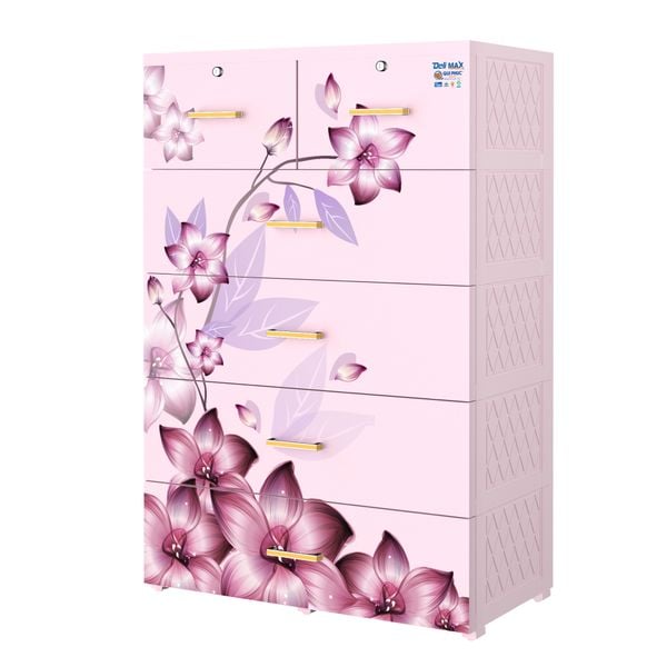 Tủ nhựa DELI MAX 5 tầng - Nội Ngoại Thất Inox Nhựa - Qui Phúc - quiphuc.com