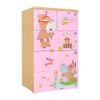 Tủ nhựa KID 4 tầng - Nội Ngoại Thất Inox Nhựa - Qui Phúc - quiphuc.com