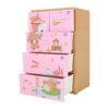 Tủ nhựa KID 4 tầng - Nội Ngoại Thất Inox Nhựa - Qui Phúc - quiphuc.com