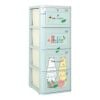 Tủ nhựa LUCKY 4 tầng - Nội Ngoại Thất Inox Nhựa - Qui Phúc - quiphuc.com