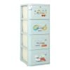 Tủ nhựa LUCKY 4 tầng - Nội Ngoại Thất Inox Nhựa - Qui Phúc - quiphuc.com