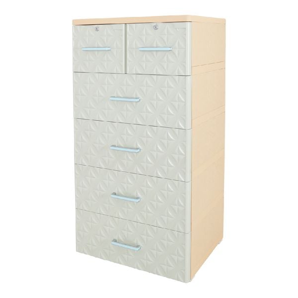 Tủ nhựa PARIS 5 tầng - Nội Ngoại Thất Inox Nhựa - Qui Phúc - quiphuc.com