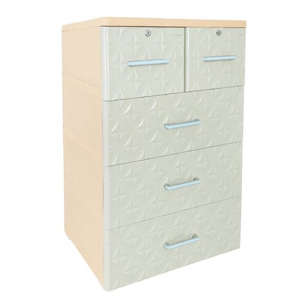 Tủ nhựa PARIS 4 tầng - Nội Ngoại Thất Inox Nhựa - Qui Phúc - quiphuc.com