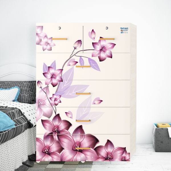 Tủ nhựa DELI MAX 5 tầng - Nội Ngoại Thất Inox Nhựa - Qui Phúc - quiphuc.com