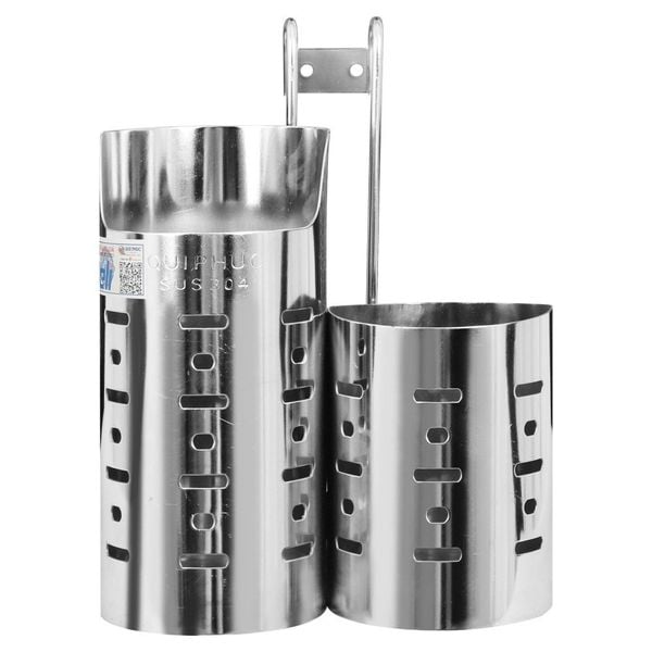 Ống đũa DELI đôi tròn inox 304 - Nội Ngoại Thất Inox Nhựa - Qui Phúc - quiphuc.com