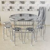  Bộ bàn tròn inox WIN 1m2 10 ghế 