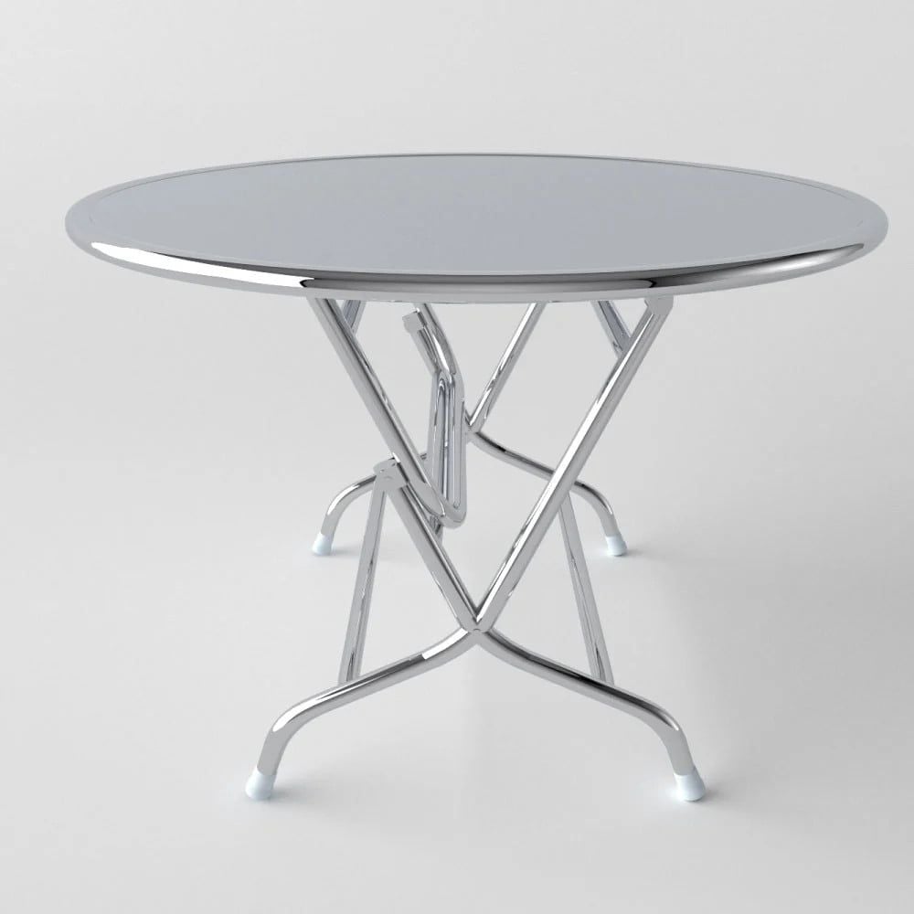  Bộ bàn tròn inox WIN 1m2 10 ghế 