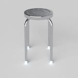  Bộ bàn tròn inox DONA cạnh vuông 1m2 10 ghế 