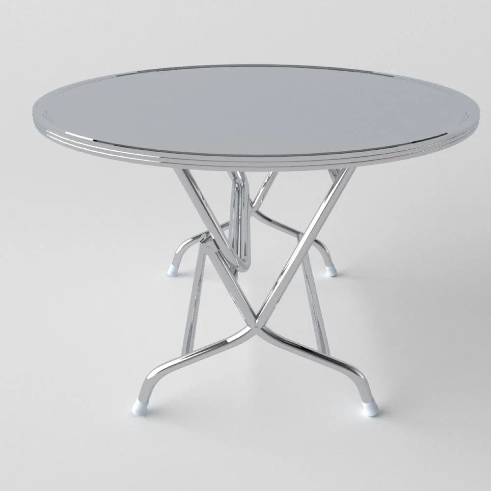  Bộ bàn tròn inox DONA cạnh vuông 1m2 10 ghế 