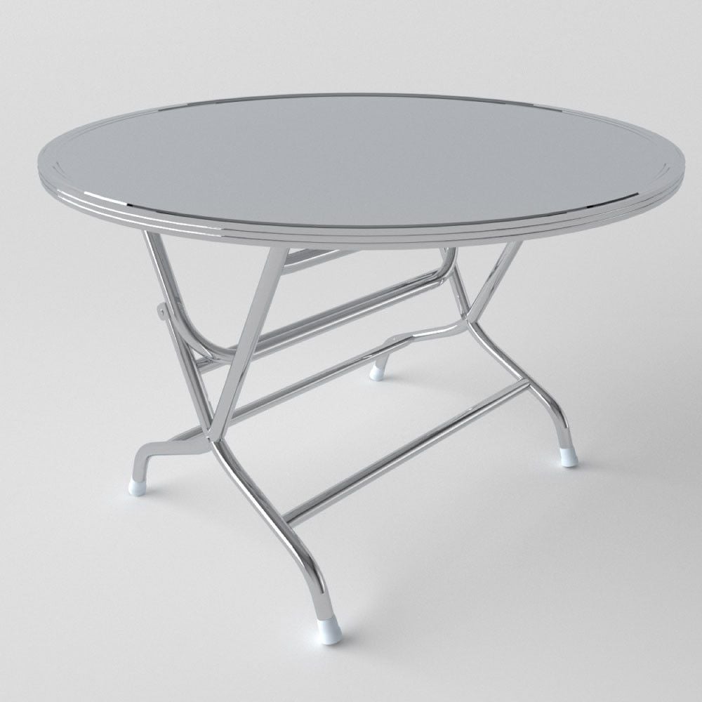  Bộ bàn tròn inox DONA cạnh vuông 1m2 10 ghế 