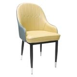  Bộ bàn CERAMIC trắng chân chữ X 6 ghế 