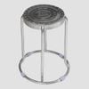 Bộ bàn tròn inox SUPER 1m2 10 ghế đôn - Nội Ngoại Thất Inox Nhựa - Qui Phúc - quiphuc.com
