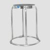 Bộ bàn tròn inox SUPER 1m2 10 ghế đôn - Nội Ngoại Thất Inox Nhựa - Qui Phúc - quiphuc.com