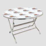  Bộ bàn tròn inox SUPER 1m2 10 ghế đôn 