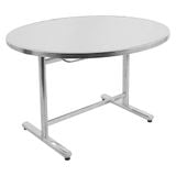  Bộ bàn tròn inox FELIX Otis 1m2 10 ghế nhựa cao 