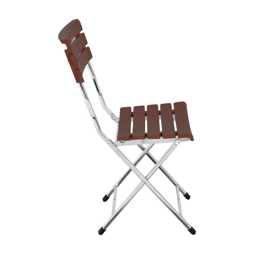  Bộ bàn inox chữ nhật DELI 700x1200mm 4 ghế dựa 