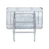 Bộ bàn inox chữ nhật DELI 700x1200mm 4 ghế dựa - Nội Ngoại Thất Inox Nhựa - Qui Phúc - quiphuc.com