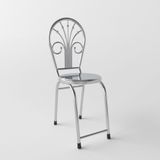  Bộ bàn inox chữ nhật FELIX 4 ghế dựa inox 