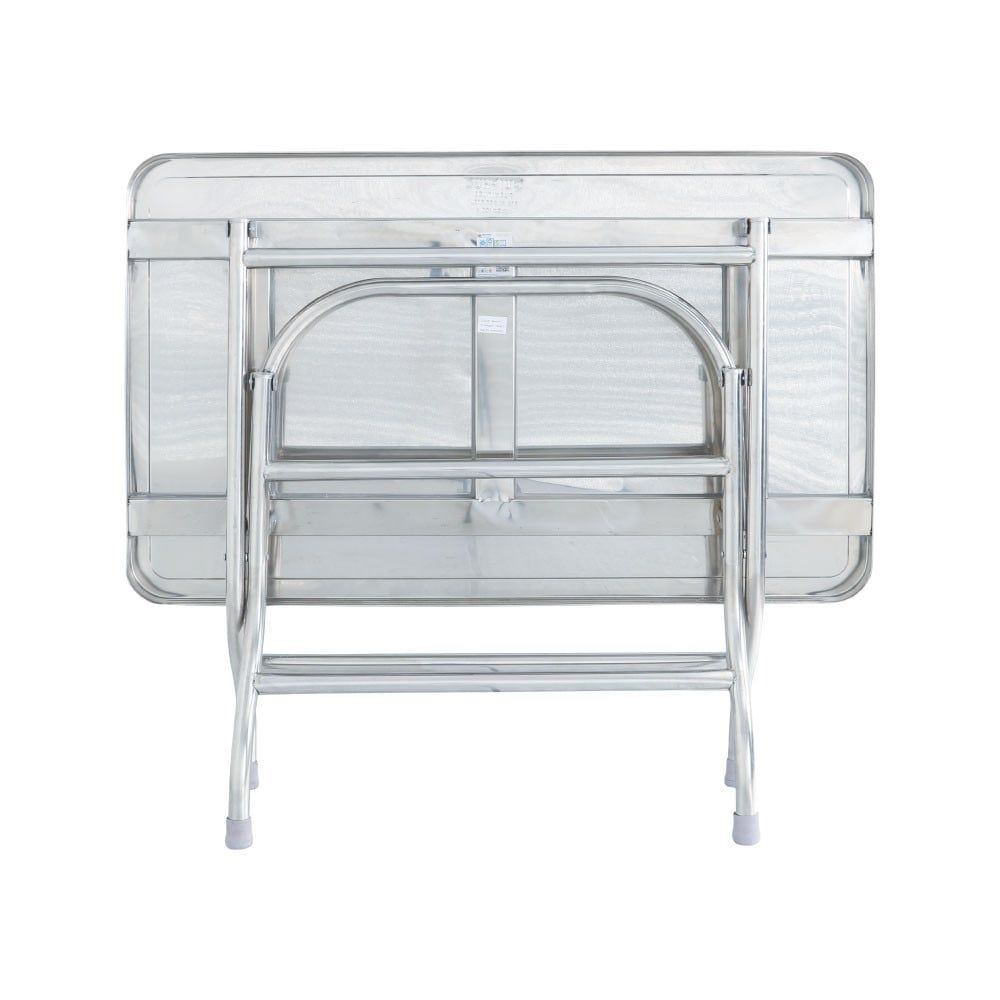  Bộ bàn inox chữ nhật FELIX 4 ghế dựa inox 