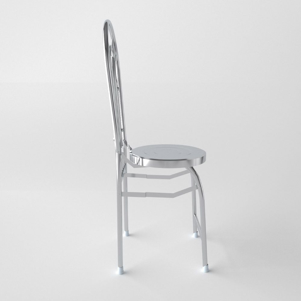  Bộ bàn inox chữ nhật WIN 4 ghế dựa xếp 