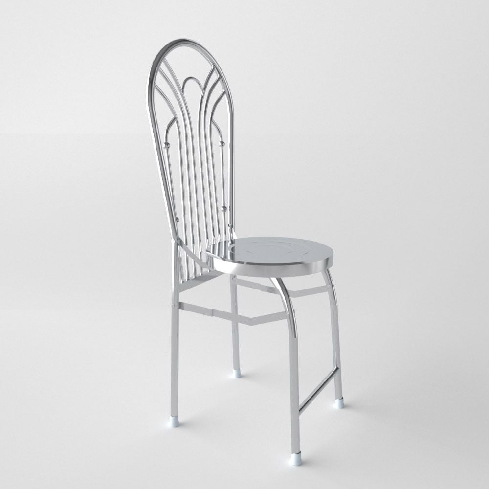  Bộ bàn inox chữ nhật WIN 4 ghế dựa xếp 