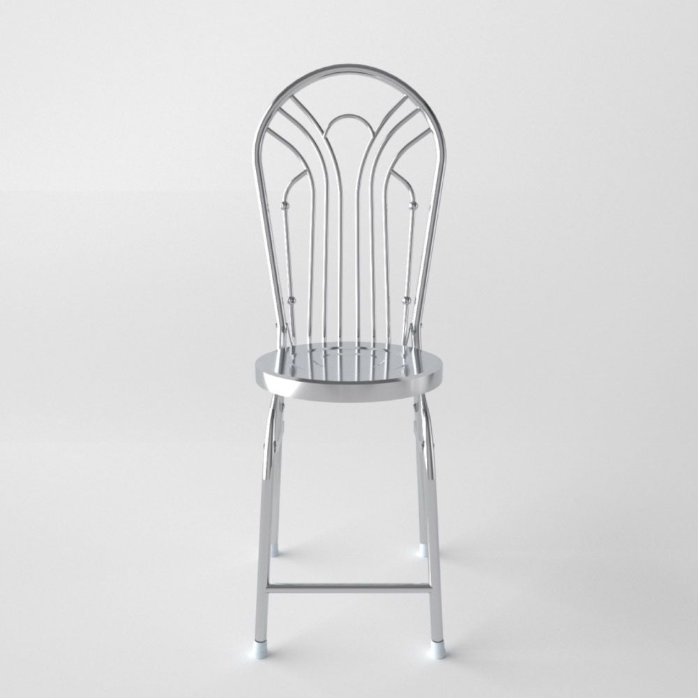  Bộ bàn inox chữ nhật WIN 4 ghế dựa xếp 