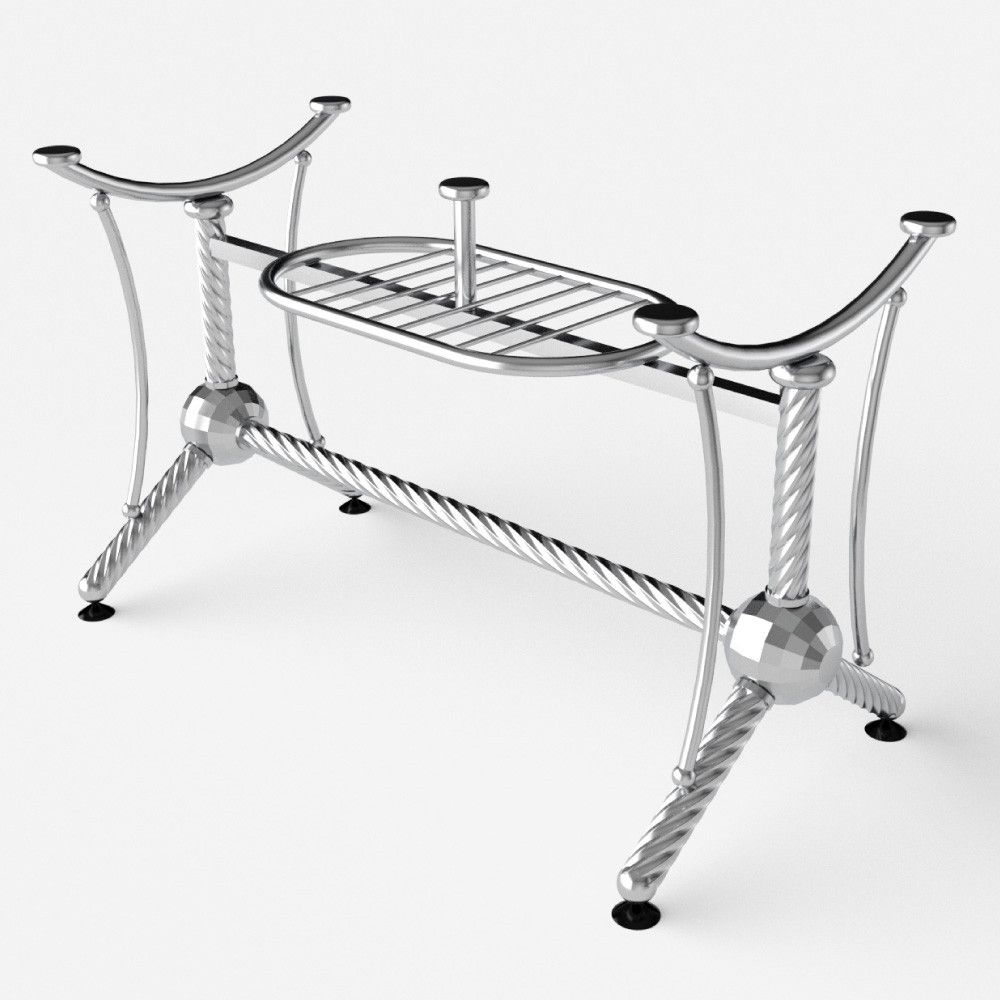  Bộ bàn kiếng chân phi thuyền/Mai đỏ - 6 ghế 