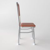  Bộ bàn kiếng DELI 8 tấc chân PISA - 4 ghế DONA Cali Plus 