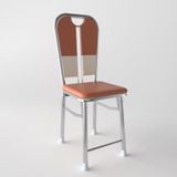  Bộ bàn kiếng DELI 8 tấc chân PISA - 4 ghế DONA Cali Plus 