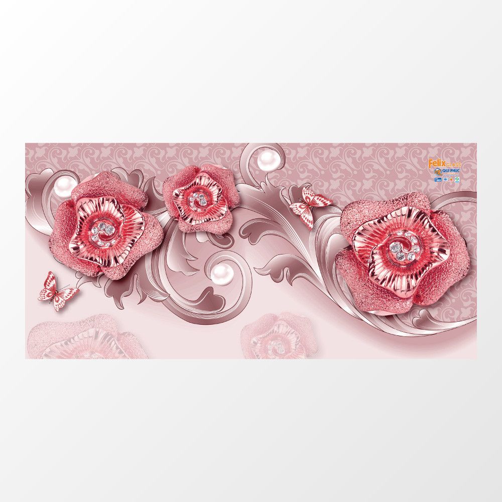  Combo Mặt kiếng Felix in 4D - Chân Mickey inox 1m6 + 6 Ghế xếp nệm inox DONA Cali phi 32 