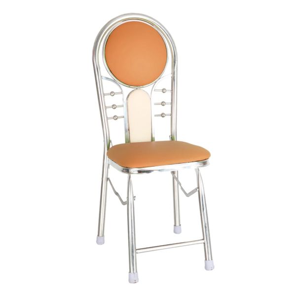 Bộ bàn kiếng chân tim/Cá koi xanh - 6 ghế FELIX mặt trăng - Nội Ngoại Thất Inox Nhựa - Qui Phúc - quiphuc.com
