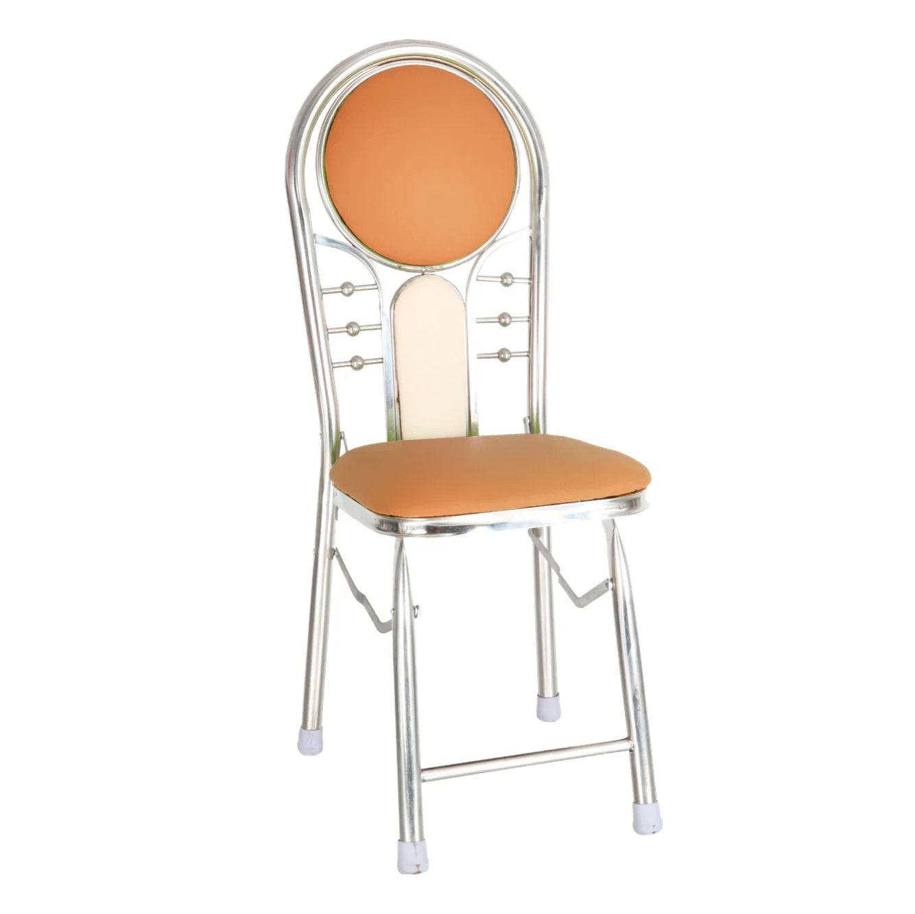  Bộ bàn kiếng chân tim/Cá koi xanh - 6 ghế FELIX mặt trăng 