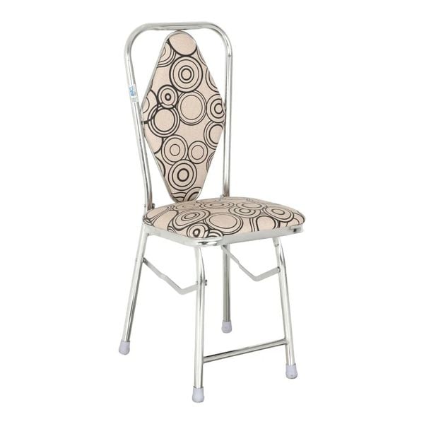 Bộ bàn kiếng chân tứ quý/Cá koi xanh - 6 ghế DELI L phi 25 - Nội Ngoại Thất Inox Nhựa - Qui Phúc - quiphuc.com