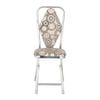 Bộ bàn kiếng chân tứ quý/Cá koi xanh - 6 ghế DELI L phi 25 - Nội Ngoại Thất Inox Nhựa - Qui Phúc - quiphuc.com