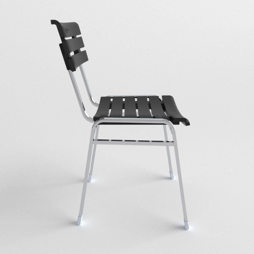  Bộ bàn kiếng DELI 6 tấc chân Eiffel - 4 ghế DELI Clever 