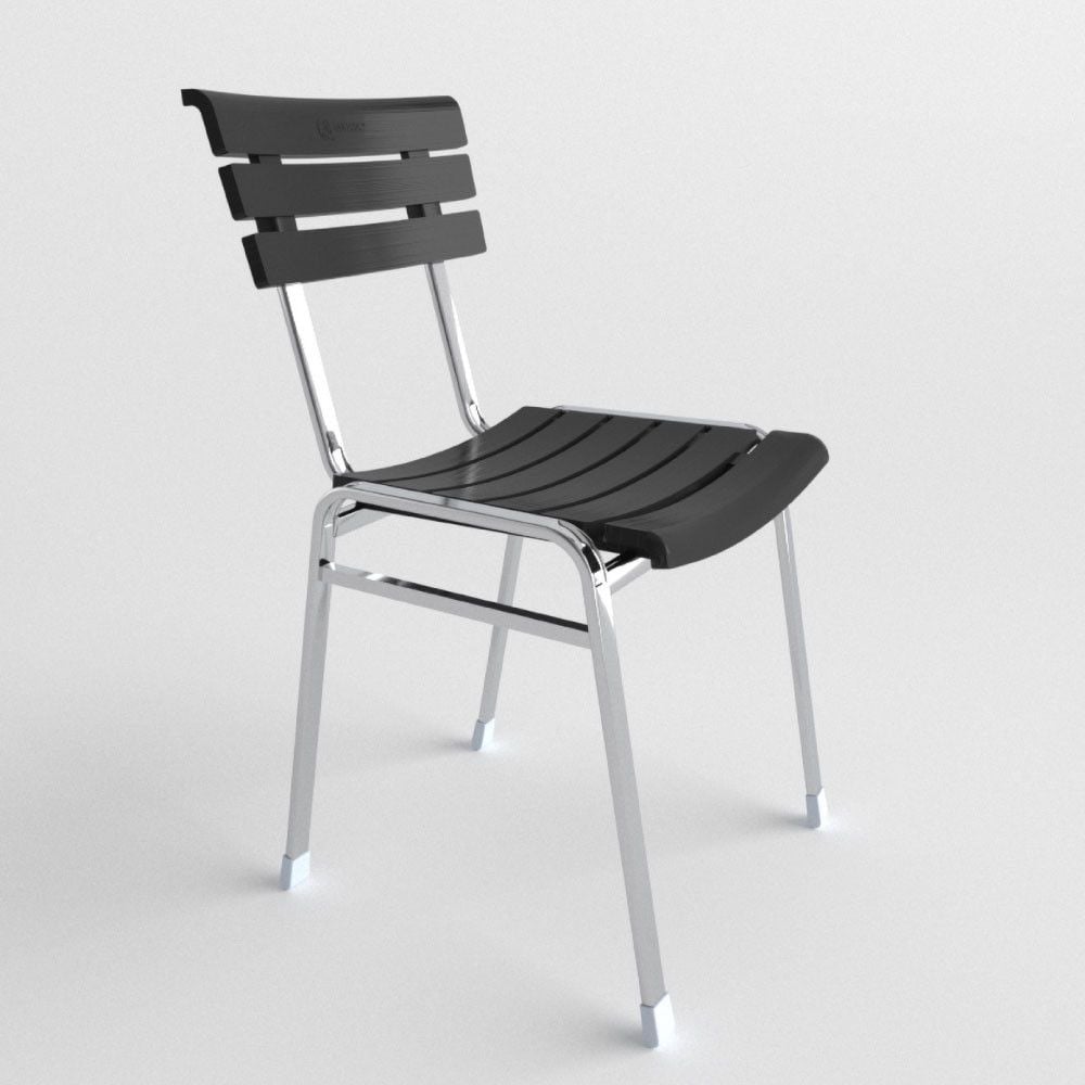  Bộ bàn kiếng DELI 6 tấc chân Eiffel - 4 ghế DELI Clever 