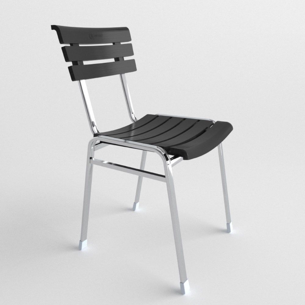  Bộ bàn tròn inox DELI 1m2 cạnh vuông - 10 ghế DELI Clever 