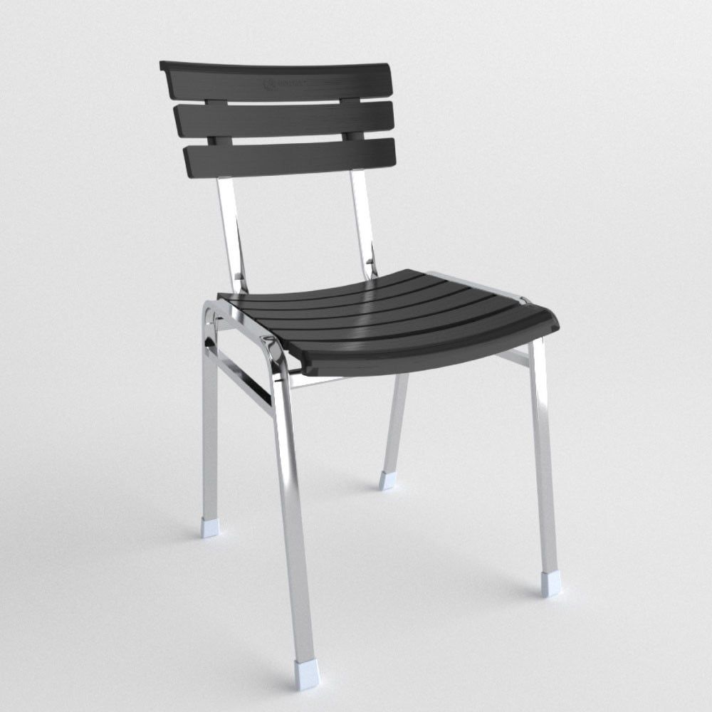  Bộ bàn tròn inox DELI 1m2 cạnh vuông - 10 ghế DELI Clever 