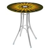  Bộ bàn kiếng DELI 6 tấc chân Eiffel - 4 ghế DELI Clever 