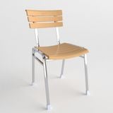  Bộ bàn kiếng DELI 6 tấc chân Eiffel - 4 ghế DELI Clever 