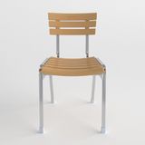  Bộ bàn tròn inox DELI 1m2 cạnh vuông - 10 ghế DELI Clever 