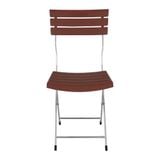  Bộ bàn kiếng 6 tấc chân 1 trụ inox - 4 ghế xếp nhựa 8 nan cao 