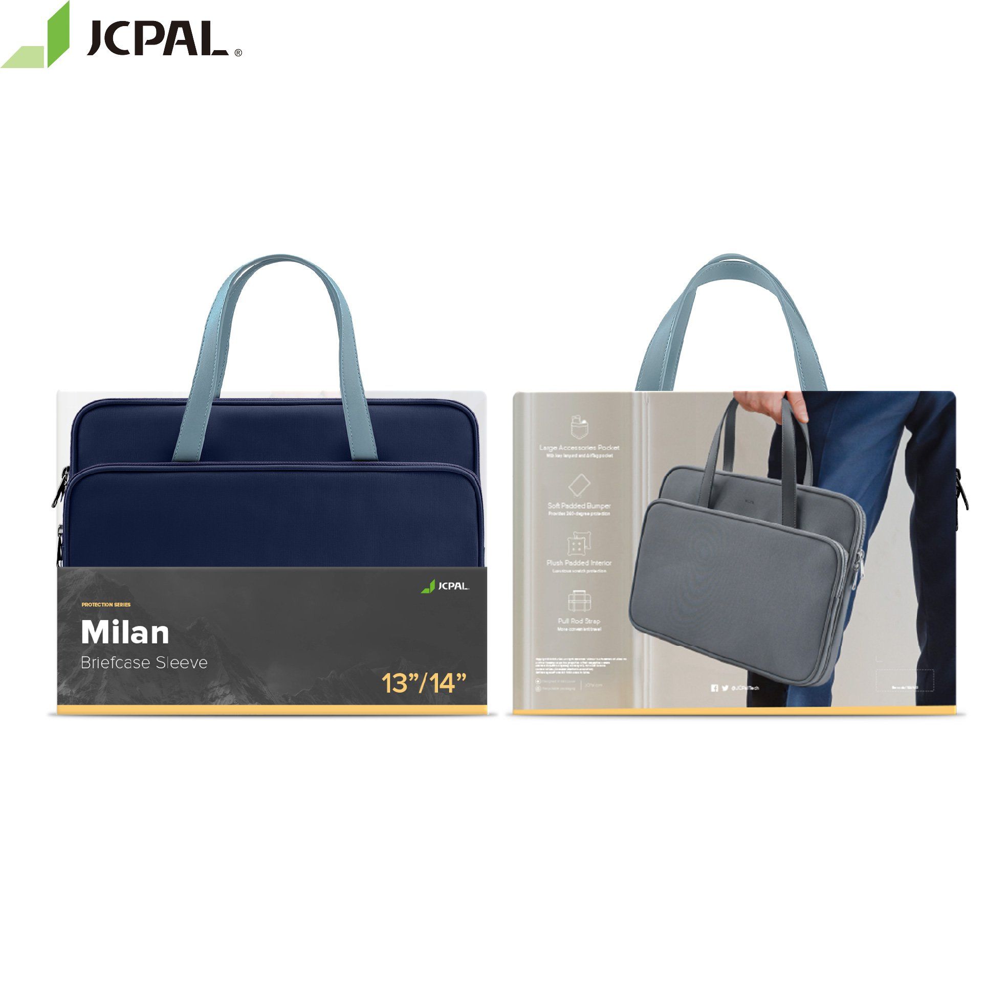  Túi Chống Sốc JCPAL Milan Briefcase 