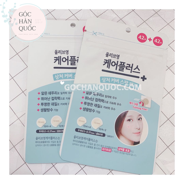  MIẾNG DÁN MỤN CARE PLUS OLIVEYOUNG 케어플러스 올리브영 