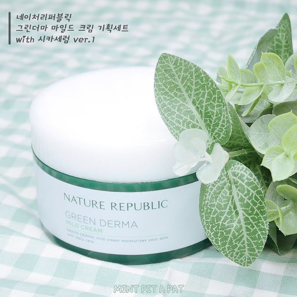  Kem dưỡng ẩm Nature Republic Green Derma 190ml 