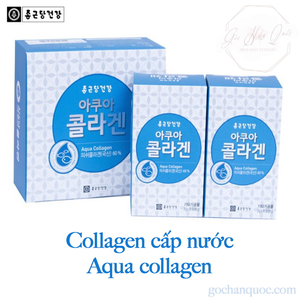  Collagen cấp nước Aqua Collagen 종근당 