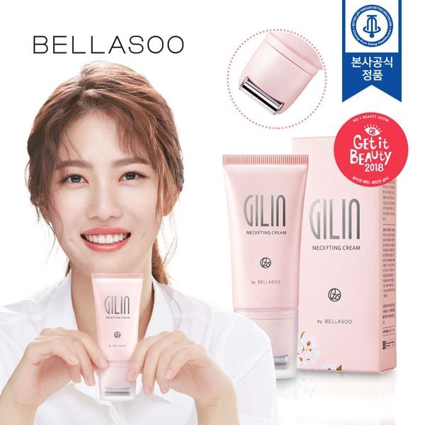  KEM DƯỠNG NÂNG CƠ DA CỔ KÈM ĐẦU MASSAGE  BELLASOO NECK CREAM 